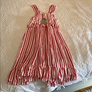 NWT Zara Girls Striped Sun Dress